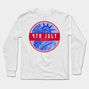 Statue Of Liberty 4th Of July Long Sleeve T-Shirt